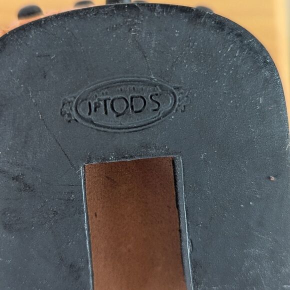 VTG Tod's Leather Loafers Old Money Luxury Preppy Academia Countryside Coastal 5 - Picture 10 of 12